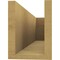 Ekena Millwork 6in. W x 8in. H x 28in. L Block Woodgrain TimberThane Rafter Tail, Primed Tan RFTUR06X08X28BLKRCPR - alternate 2